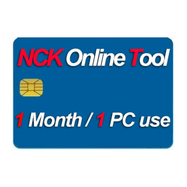 NCK Online Tool - 1 Month Activation