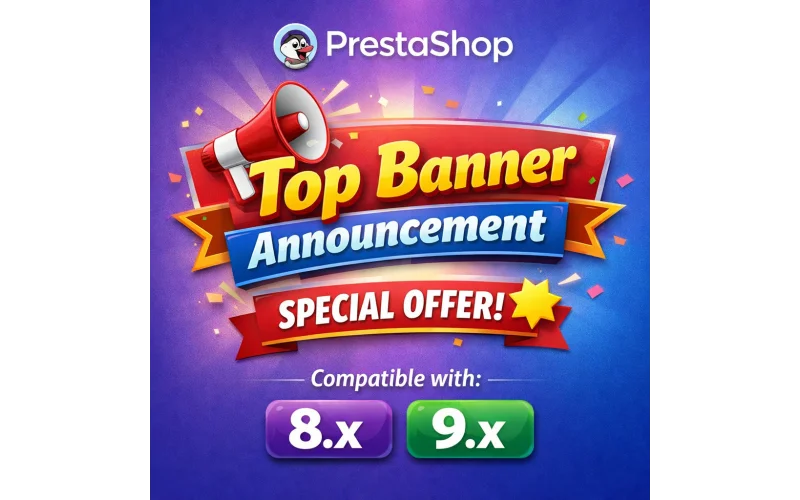 Prestashop Top Banner Addon Module