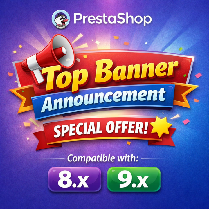 Prestashop Top Banner Addon Module