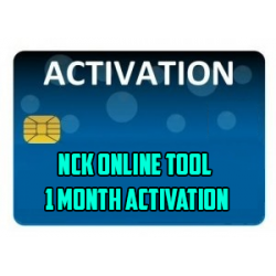 NCK Online Tool - 1 Month Activation