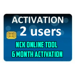 NCK Online Tool - 6 Months Activation for 2 PC Users