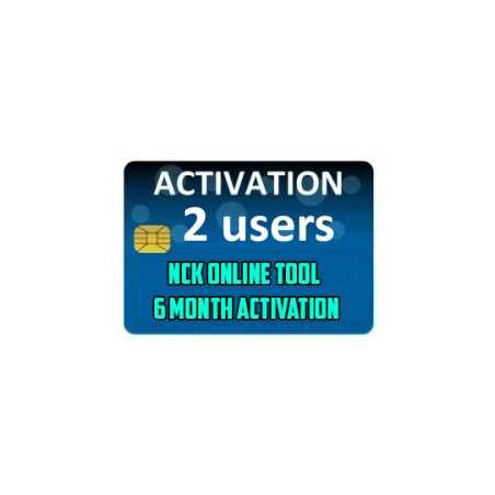 NCK Online Tool - 6 Months Activation for 2 PC Users