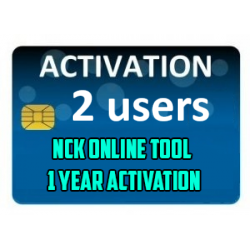 NCK Online Tool - 1 Year Activation for 2 PC Users