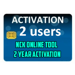 NCK Online Tool - 2 Years Activation for 2 PC Users