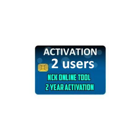 NCK Online Tool - 2 Years Activation for 2 PC Users