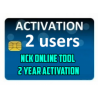 NCK Online Tool - 2 Years Activation for 2 PC Users