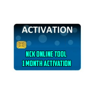 NCK Online Tool - 1 Month Activation