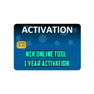 NCK Online Tool - 1 Year Activation - For 1 Pc Use