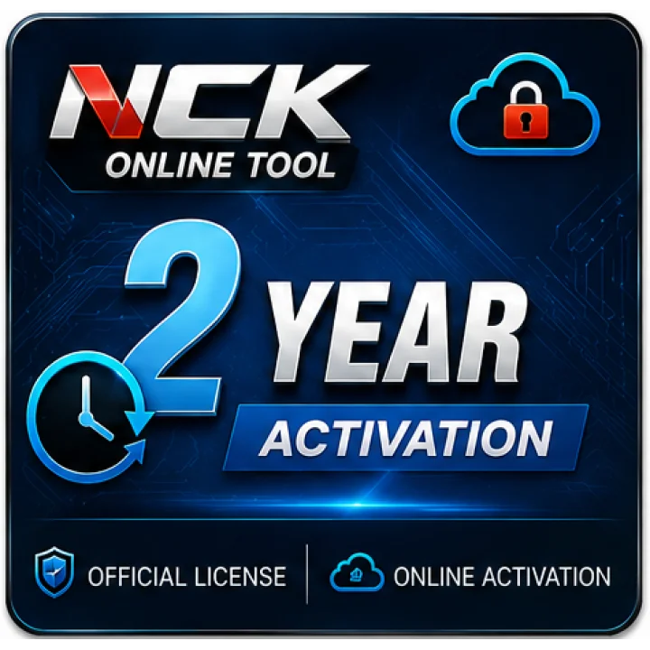 NCK Online Tool — 2 Years Activation for 1 PC Users